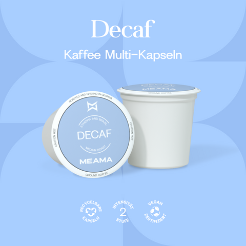 Decaf Kaffee Entkoffeiniert